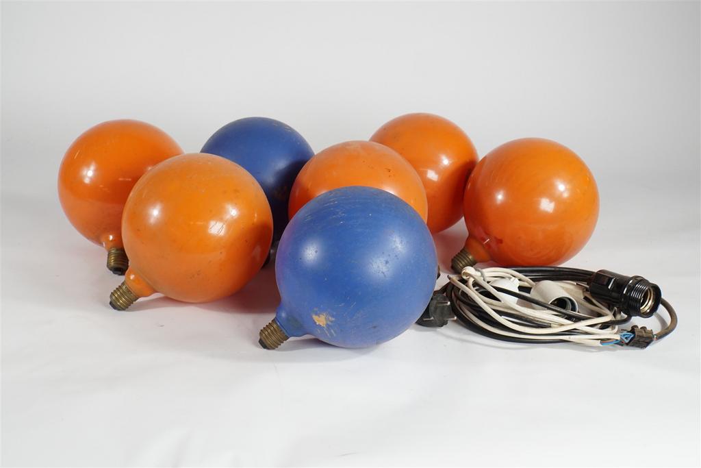 1970’s BOWL LAMPS Ø16 cm, Verzamelen, Retro, Ophalen of Verzenden, Huis en Inrichting