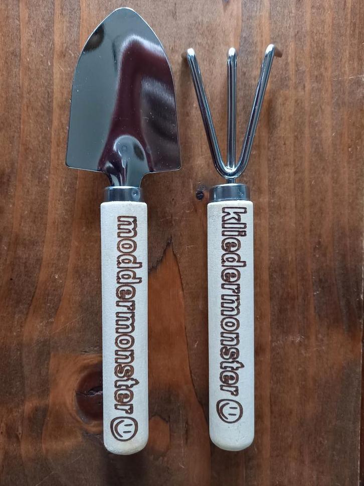 Tuingereedschap kind: schepje en harkje, Tuin en Terras, Hand-tuingereedschap, Nieuw, Schop, Ophalen of Verzenden