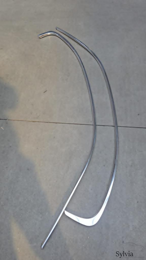 Dak lijsten zijraam links en rechts chrom BMW 3 serie F30 +, Gebruikt, -, Verzenden, -