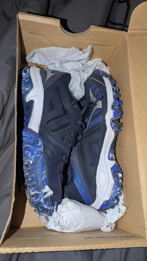 Korfbalschoenen Veld Maat 33 - Blauw/Zwart, Ophalen, Gebruikt, Schoenen