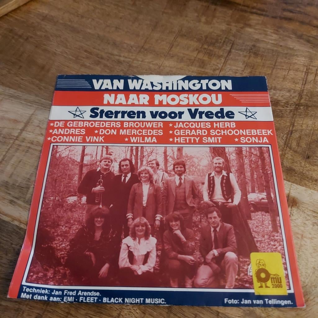 Sterren voor vrede / van Washington naar moskou, Cd's en Dvd's, Vinyl Singles, Ophalen of Verzenden, Zo goed als nieuw, Nederlandstalig
