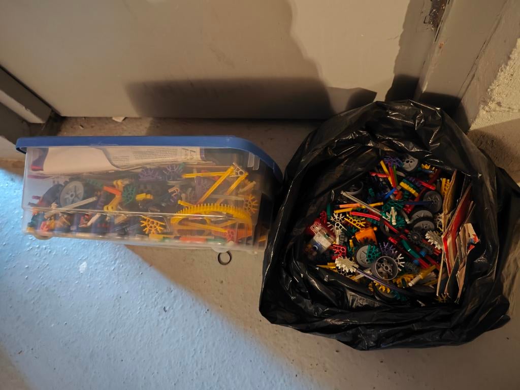 Grote partij K'nex, Kinderen en Baby's, Speelgoed | Bouwstenen, Ophalen, Gebruikt, K'nex