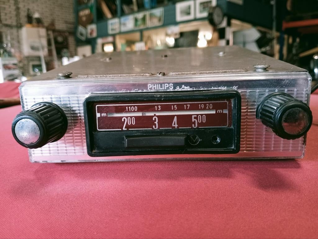 Philips oldtimerradio 1953-1955 Volkswagen Kever, Gebruikt, Ophalen of Verzenden, Nb, Nb