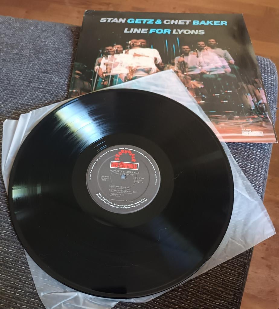 Chet Baker & Stan Getz - Line for Lyons/USA Storyville 1983, Gebruikt, 1980 tot heden, Overige formaten, Ophalen of Verzenden