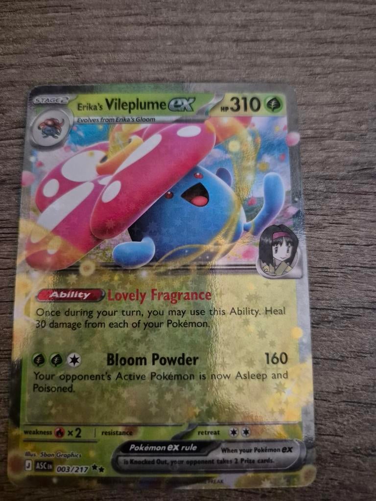 Ascended Heroes #003 Erika's Vileplume EX, Ophalen of Verzenden