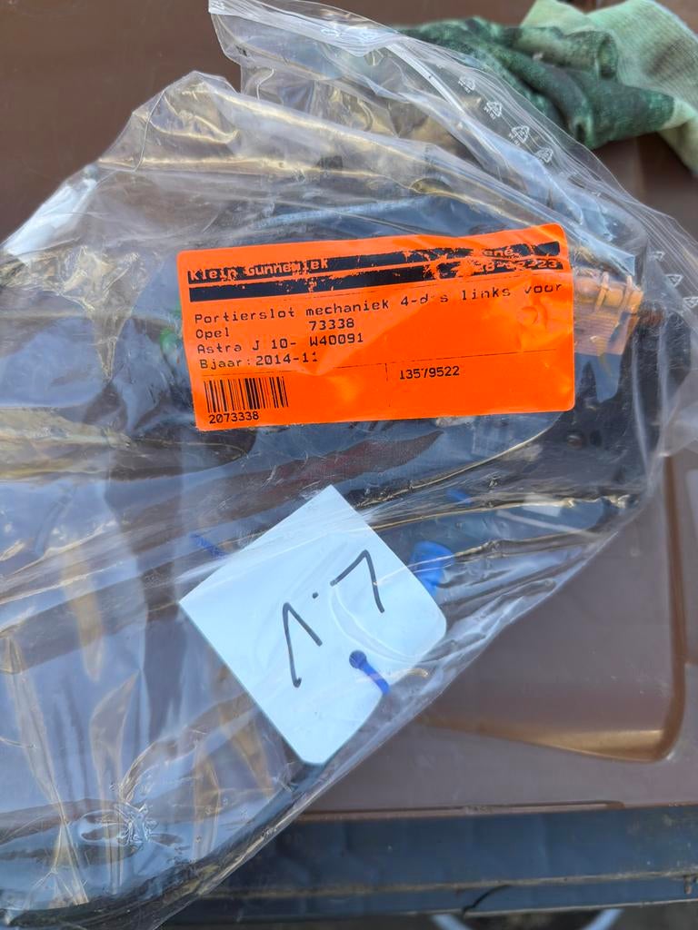 Portierslot mechaniek links voor Opel Zafira C / Astra J (20, Ophalen of Verzenden, Nieuw, Links, Opel