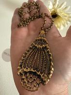 S195/Vintage Grote Bronzen ALTON Design ketting ZWEDEN, Overige materialen, Gebruikt, Overige kleuren, Verzenden