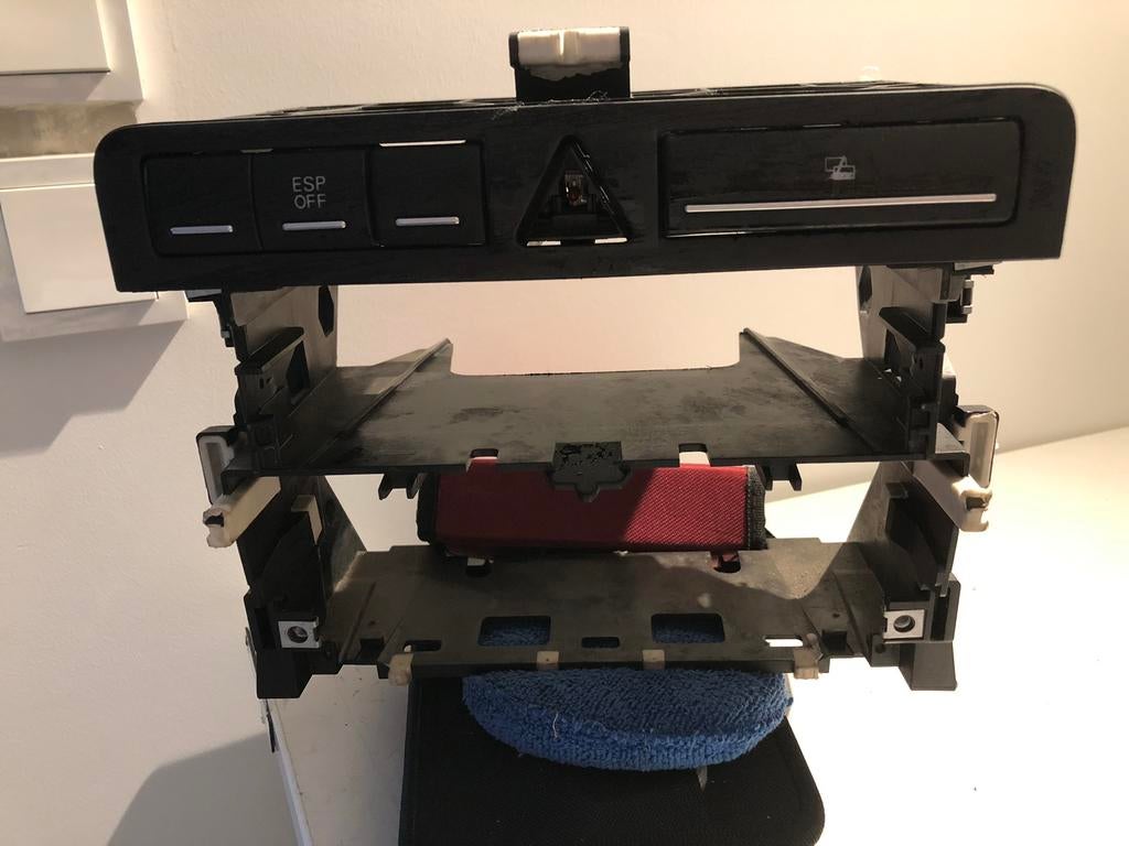 AUDI A3 S3 RS3 ENKEL 1 DIN RADIO CLIMATE FRAME FREEM PAMEEL, Ophalen of Verzenden, Gebruikt