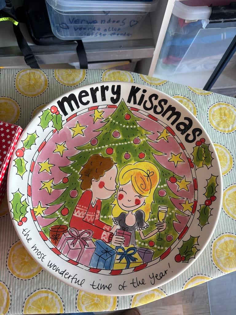 Nieuwe blond amsterdam kerst schaal groot, Ophalen of Verzenden, Nieuw