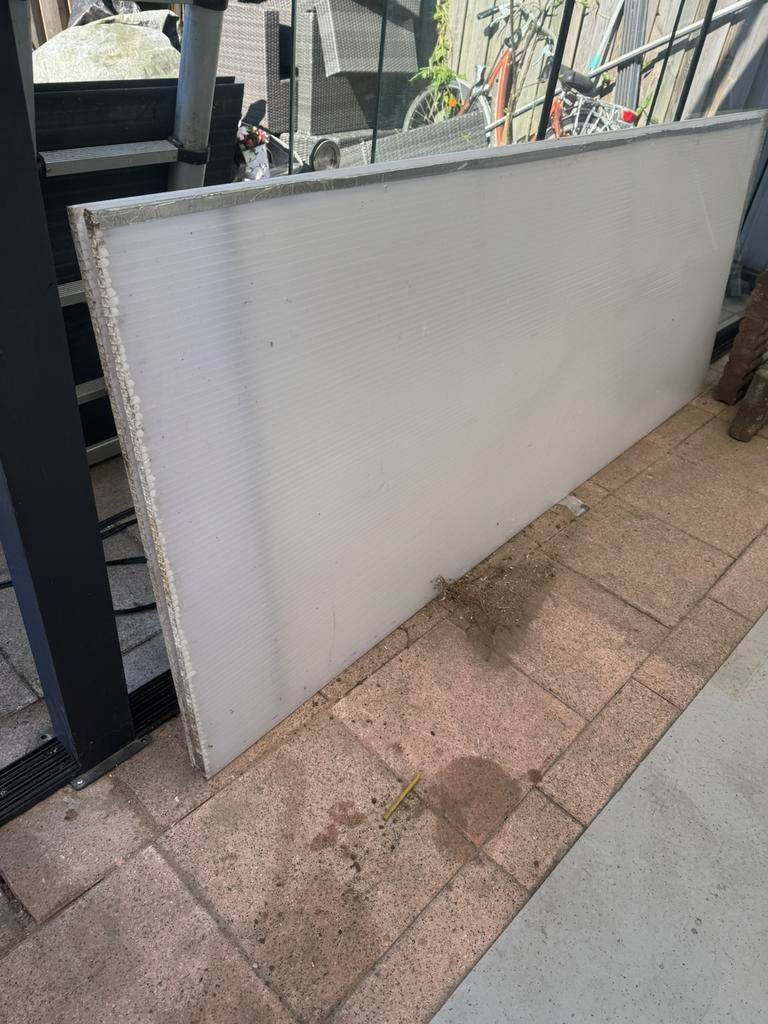Plycarbonaat platen, Doe-het-zelf en Verbouw, Platen en Panelen, Ophalen of Verzenden, Zo goed als nieuw