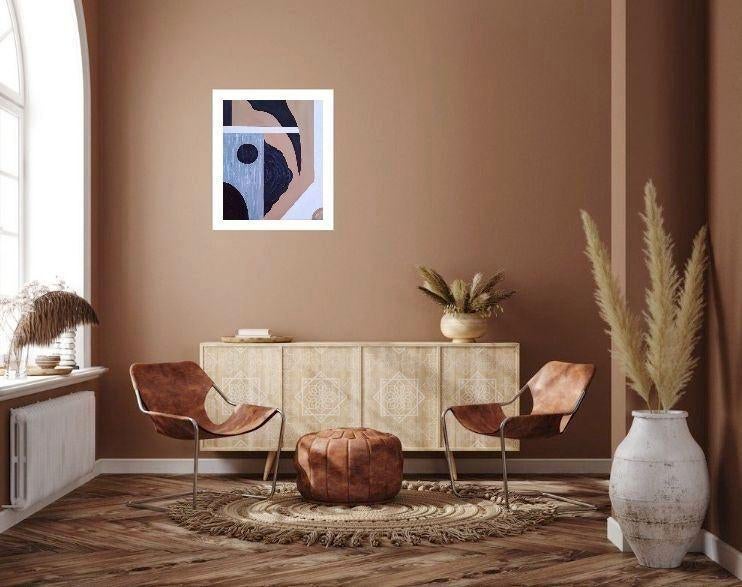 Nieuw handgeschilderd schilderij met structuur, Antiek en Kunst, Ophalen of Verzenden