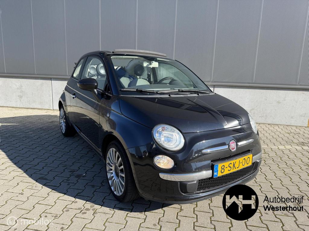 Fiat 500 C 0.9 TwinAir Lounge|CABRIO|PARKEERSENSOREN|BLUETOO, Euro 5, 86 pk, Gebruikt, 31 €/maand