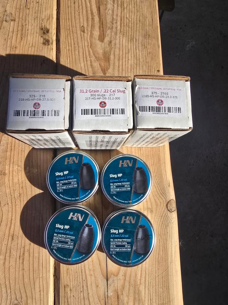 Slugs 5.5mm, Ophalen