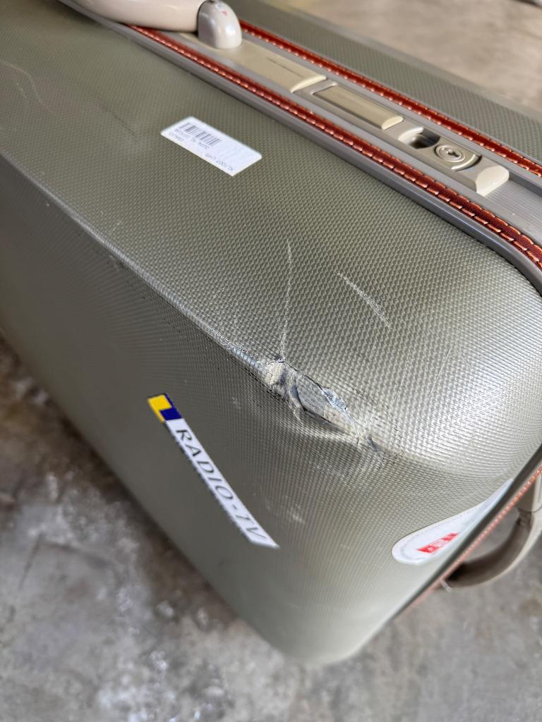 Reiskoffer style, Gebruikt, Hard kunststof, 45 tot 55 cm, Wieltjes