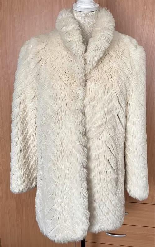 Faux Fur jas maat L [DMv], Ophalen of Verzenden, Nieuw, Maat 38/40 (M), Wit