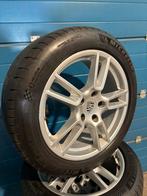 Originele Porsche Panamera 19 inch breedset met Zomerbanden, Auto-onderdelen, Banden en Velgen, Gebruikt, 265 mm, Banden en Velgen