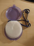 Compacte paarse CD/DVD opbergmap met draagkoord, Kunststof, Gebruikt, Minder dan 25 discs, Ophalen of Verzenden