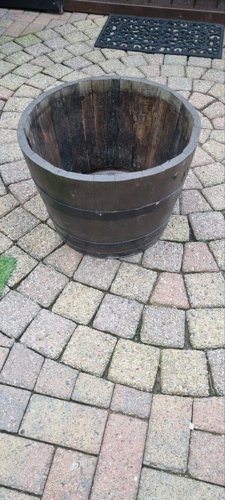 Zgan wijnvat., Tuin en Terras, Ophalen, Rond, Zo goed als nieuw, Hout