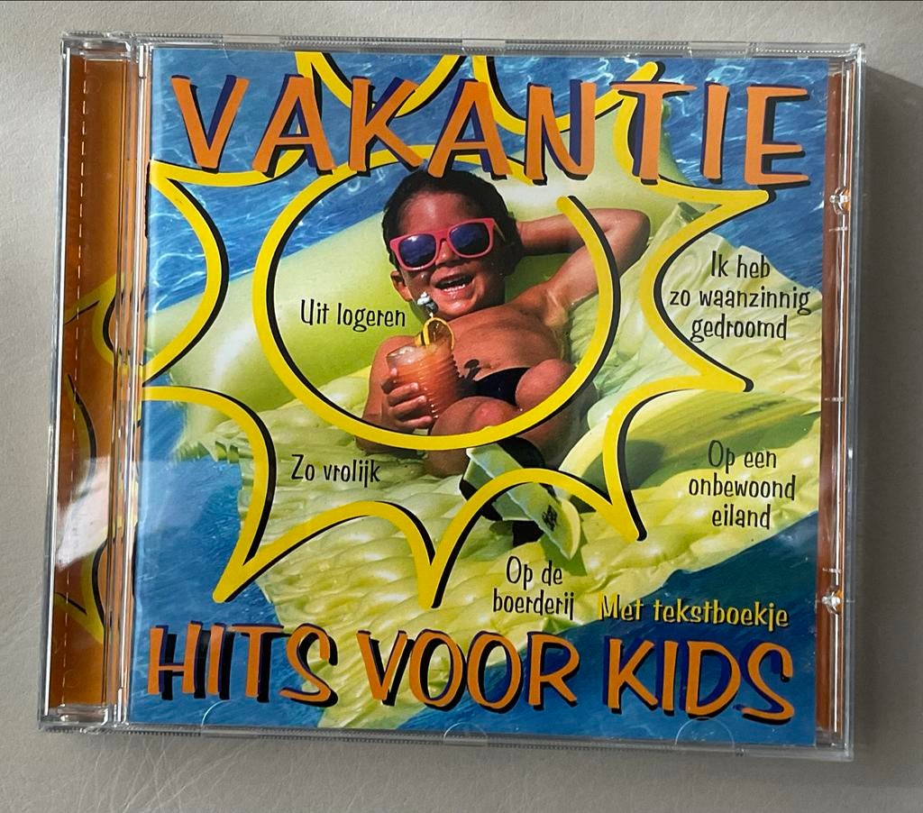 Vakantie Hits voor Kids CD - Muziek voor kinderen, Cd's en Dvd's, Cd's | Kinderen en Jeugd, Ophalen of Verzenden, Zo goed als nieuw