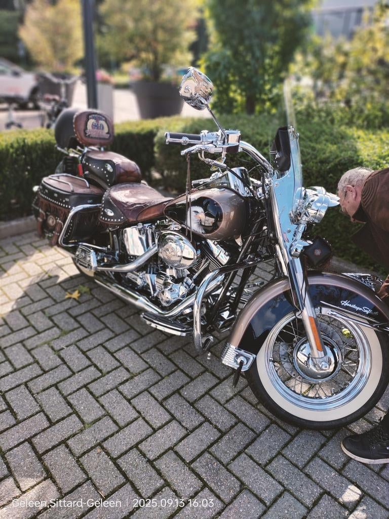 Prachtige Harley-Davidson Heritage Softail Classic, Motoren, Motoren | Harley-Davidson, 2 cilinders, Motorrijbewijs A, Particulier