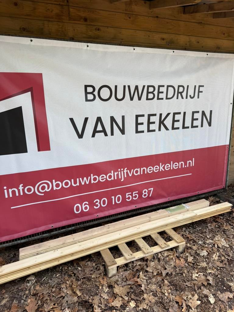 Kleine partij nieuwe vuren schrootjes, Tuin en Terras, Ophalen of Verzenden, Zo goed als nieuw, 250 cm of meer, Balken