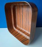 Vintage houtlook Robex Caleppio schaal, Overige materialen, Gebruikt, Ophalen of Verzenden, Schaal of Schalen