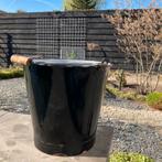 Zwarte vintage emaille emmer, Ophalen of Verzenden