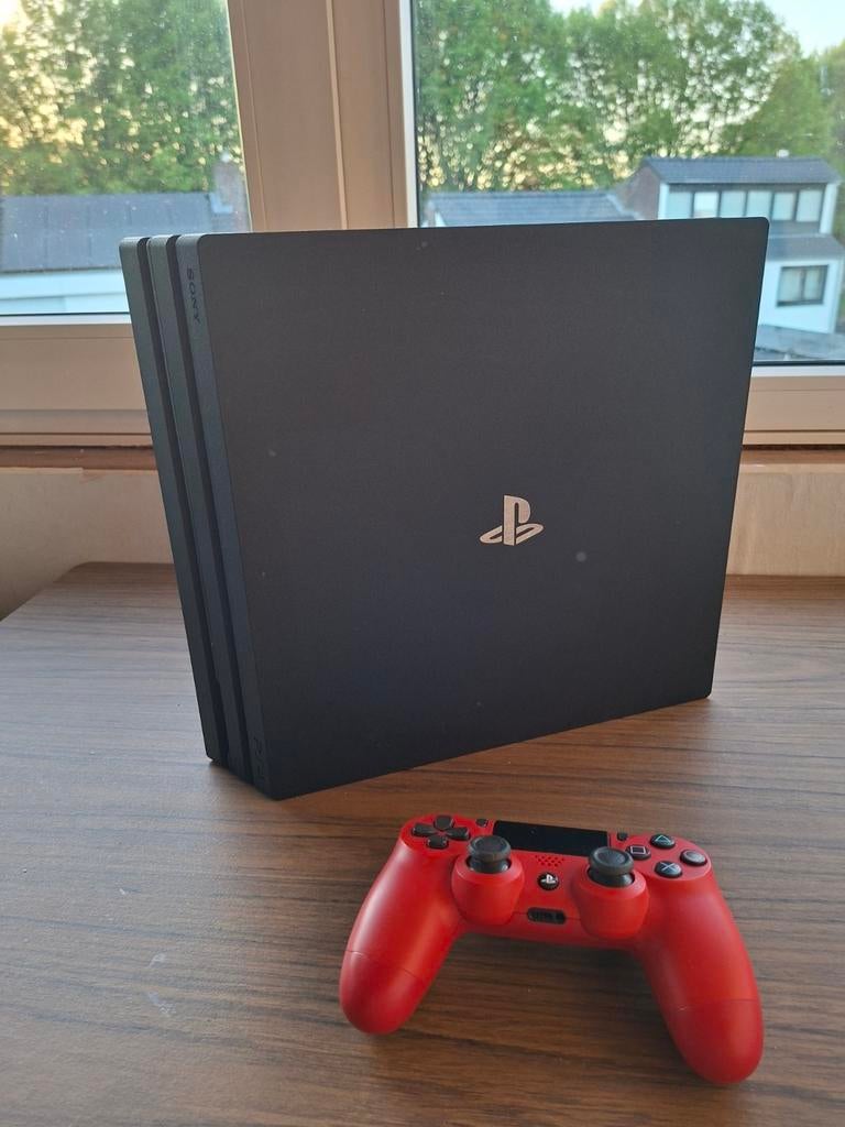 PS4 Pro met zo goed als nieuwe controller en kabels, Spelcomputers en Games, Spelcomputers | Sony PlayStation 4, Ophalen of Verzenden