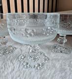 4 Masserini Barocco dessertglazen ijscoupes, Ophalen of Verzenden, Zo goed als nieuw, Glas, Overige stijlen