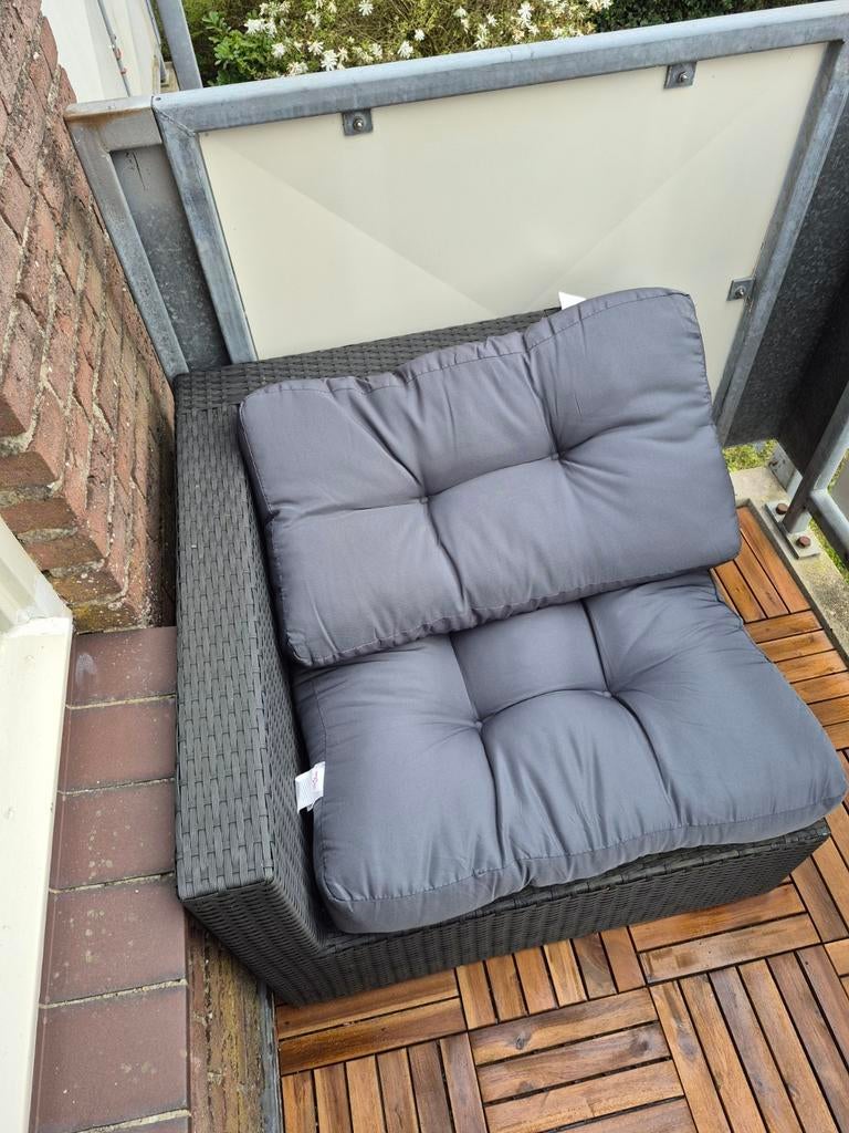 Loungestoel met lekkere kussens, Ophalen