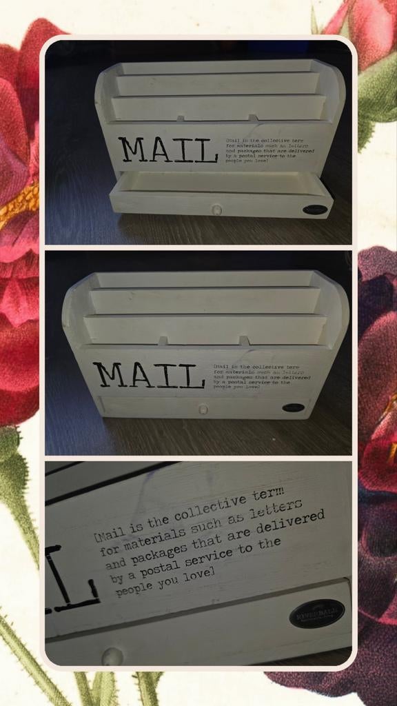 Riverdale postvakje / brievenhouder 'MAIL', Hout, Gebruikt, Ophalen of Verzenden, Landelijk