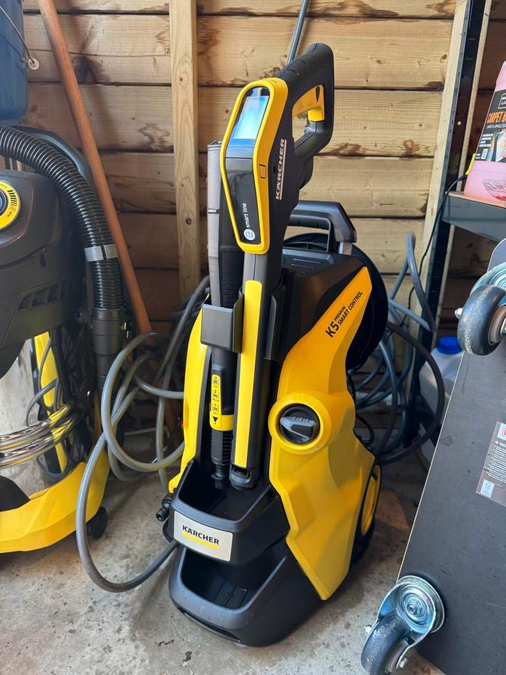 Karcher K5 Premium Smart Control hogedrukreiniger, Tuin en Terras, Hogedrukreinigers, Zo goed als nieuw, Elektrisch, Met regelbare waterdruk