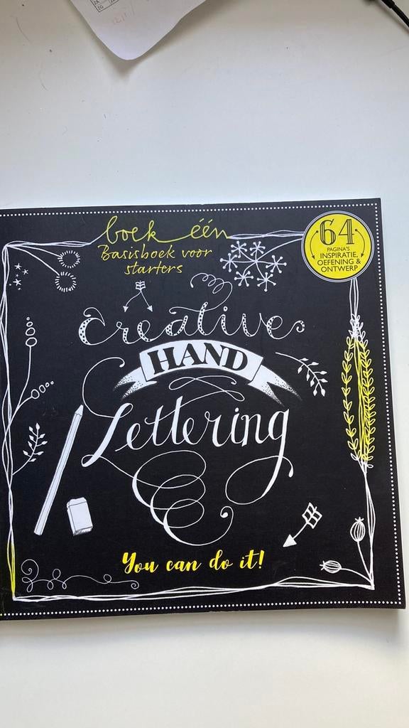 Handlettering - nieuw, Ophalen of Verzenden, Nieuw, Papier, Schets- of Tekenboek