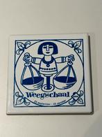 Vintage Aral Weegschaal Tegel - 10,8x10,8 cm, Ophalen