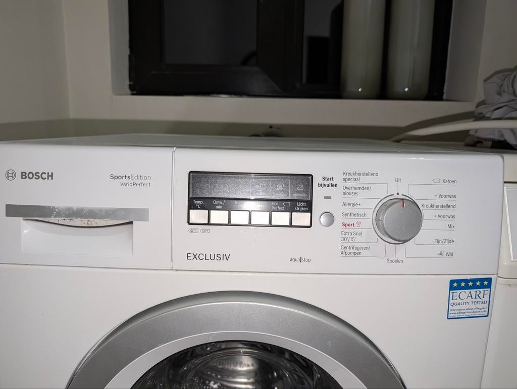 Bosch SportsEdition VarioPerfect Wasmachine, 6 tot 8 kg, Ophalen of Verzenden, 1200 tot 1600 toeren, 85 tot 90 cm