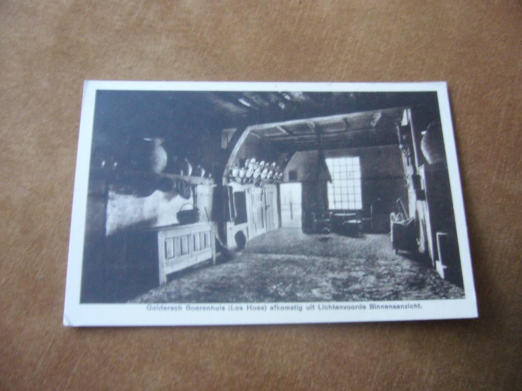 LICHTENVOORDE  =  GELDERSCH BOERENHUIS  LOS HOES, Ophalen of Verzenden, 1920 tot 1940, Ongelopen, Overijssel