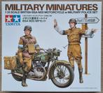 Tamiya 1:35 #35316 WWII British BSA M20 Motorcycle with MP, 1:32 tot 1:50, Overige typen, Nieuw, Ophalen of Verzenden