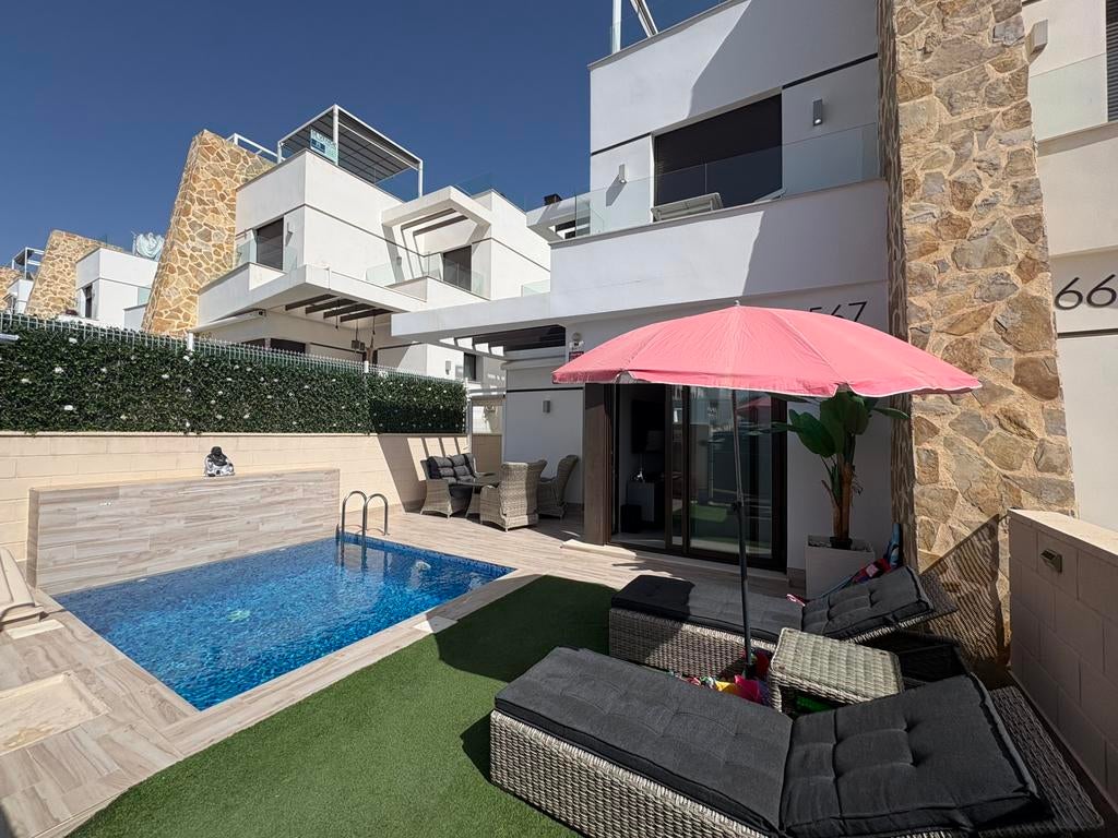 Vakantie villa te huur costa blanca orihuela torrevieja, Vakantie, 5 personen, 2 slaapkamers, Wasmachine, Costa Blanca