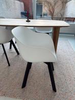 6x witte kuipstoelen / eetkamerstoelen (scandinavisch), Ophalen, Kunststof, Gebruikt, Wit