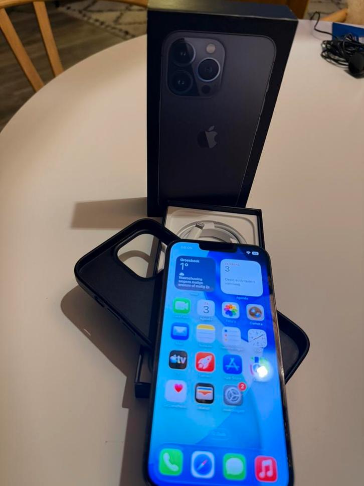 iPhone 13 Pro 128GB Zilver, Telecommunicatie, Mobiele telefoons | Apple iPhone, Zo goed als nieuw, 128 GB, iPhone 13 Pro, Zilver