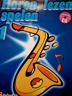 Horen, Lezen & Spelen 1 - Altsaxofoon (incl. CD), Gebruikt, Ophalen of Verzenden, Populair, Saxofoon