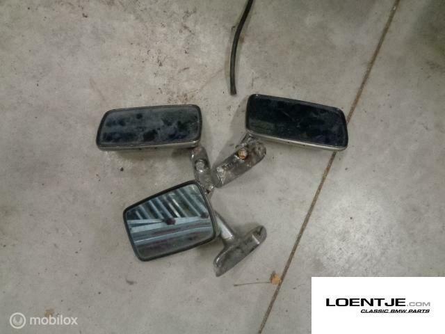 Chromen Buitenspiegel BMW 02 e3 e9 e12 NK e21 links rechts, Auto-onderdelen, Spiegels, Gebruikt, Ophalen of Verzenden