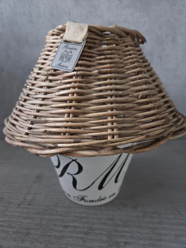 Riviera maison, Huis en Inrichting, Lampen | Lampenkappen, Ophalen of Verzenden, Zo goed als nieuw, Rond, Minder dan 25 cm