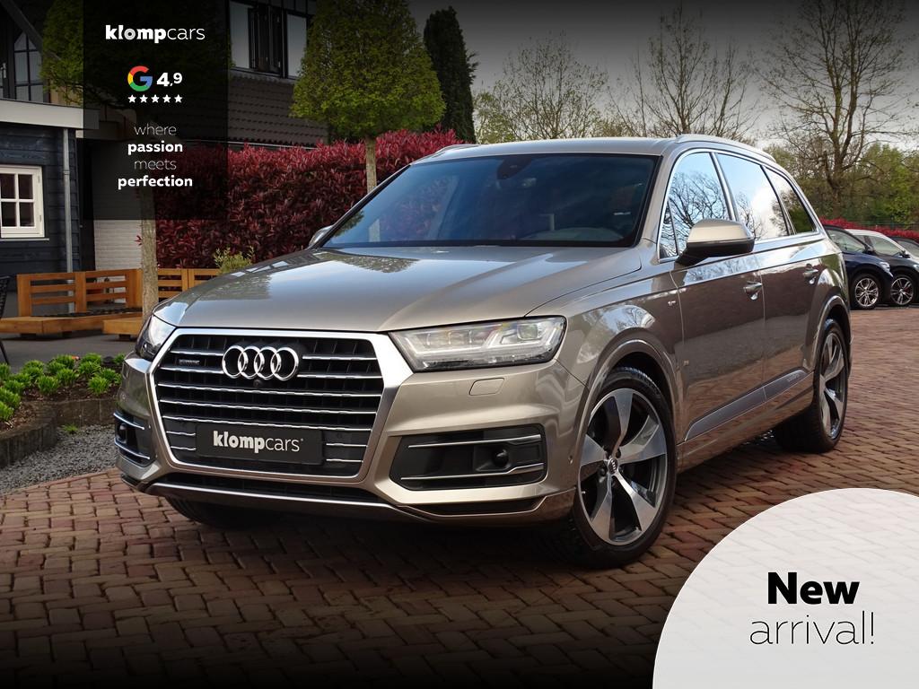 Audi Q7 3.0 TDI quattro Pro Line S | 1e Eig. | Uniek | Trekh, Auto's, Audi, Automaat, Beige, Leder, Diesel
