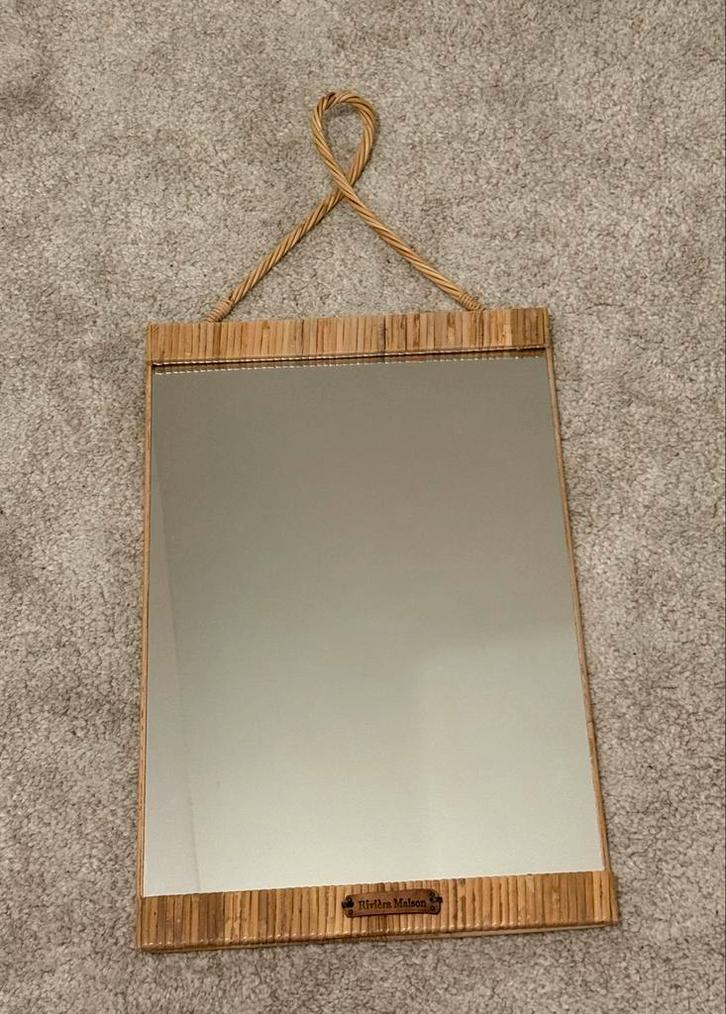 Riviera Maison Spiegel, Huis en Inrichting, Woonaccessoires | Spiegels, Gebruikt, Minder dan 50 cm, Minder dan 100 cm, Rechthoekig