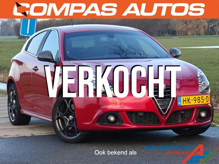 Alfa Romeo Giulietta 170PK Automaat Exclusive | Rosso Compet, Auto's, Alfa Romeo, Bedrijf, Te koop, Giulietta, ABS, Airbags, Airconditioning