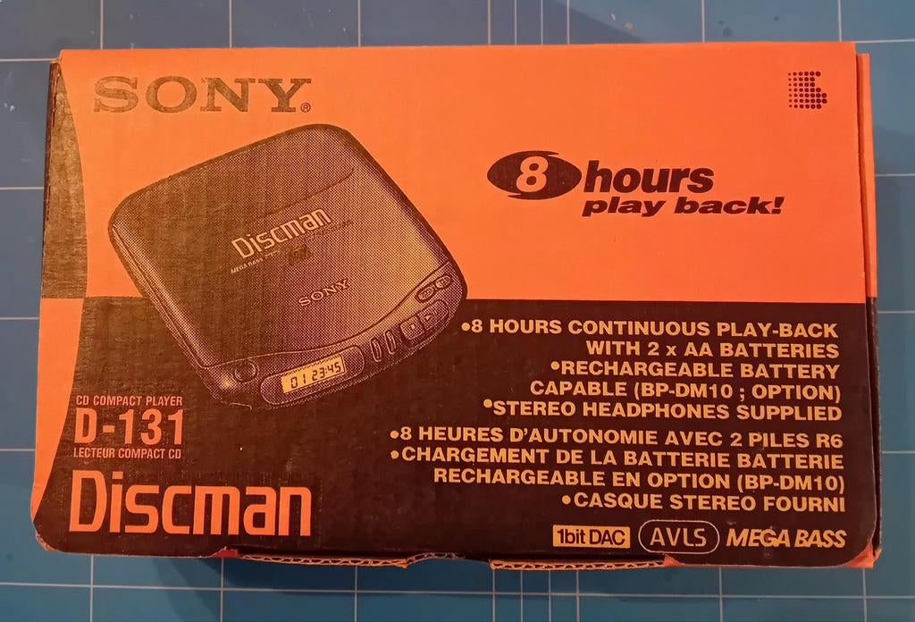 Sony Discman D-131 RED, Ophalen of Verzenden, Discman