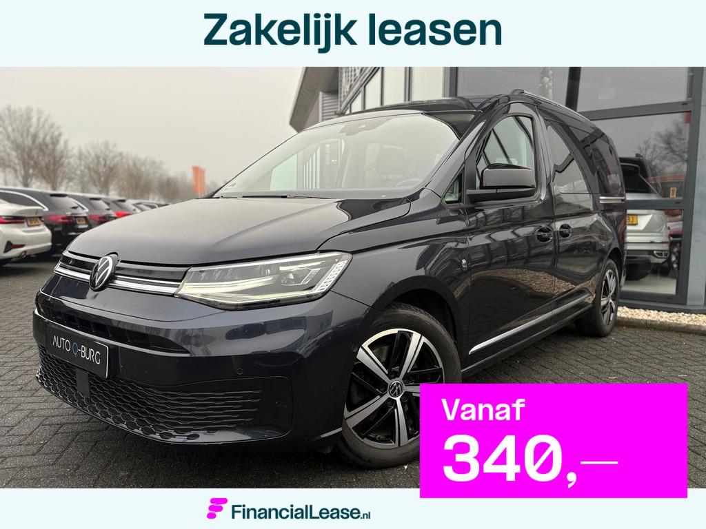 Volkswagen Caddy Maxi 2.0 TDI | 7 Pers | Stoelverwarming | C, Voorwielaandrijving, Gebruikt, Zwart, Blauw