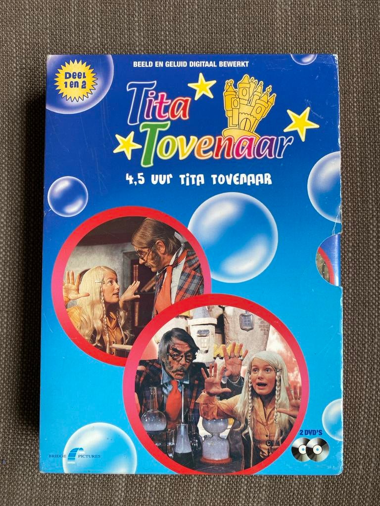 Tita Tovenaar dvd-box - Deel 1 en 2 (4,5 uur kijkplezier), Cd's en Dvd's, Dvd's | Kinderen en Jeugd, Gebruikt, Tv fictie, Overige genres