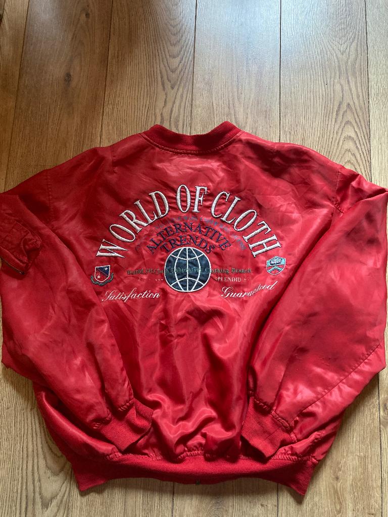Vintage Casucci 'WOC' Bomber Jas mt XL., Maat 56/58 (XL), Ophalen of Verzenden, Zo goed als nieuw, Casucci